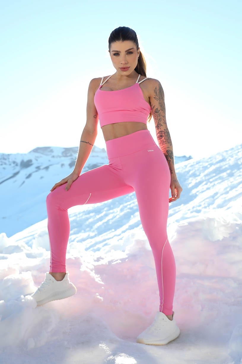 K4279-B_Calca_Legging_com_Vivo_Contrastante_Rosa_Chiclete__Bege__Ref:_K4279-B