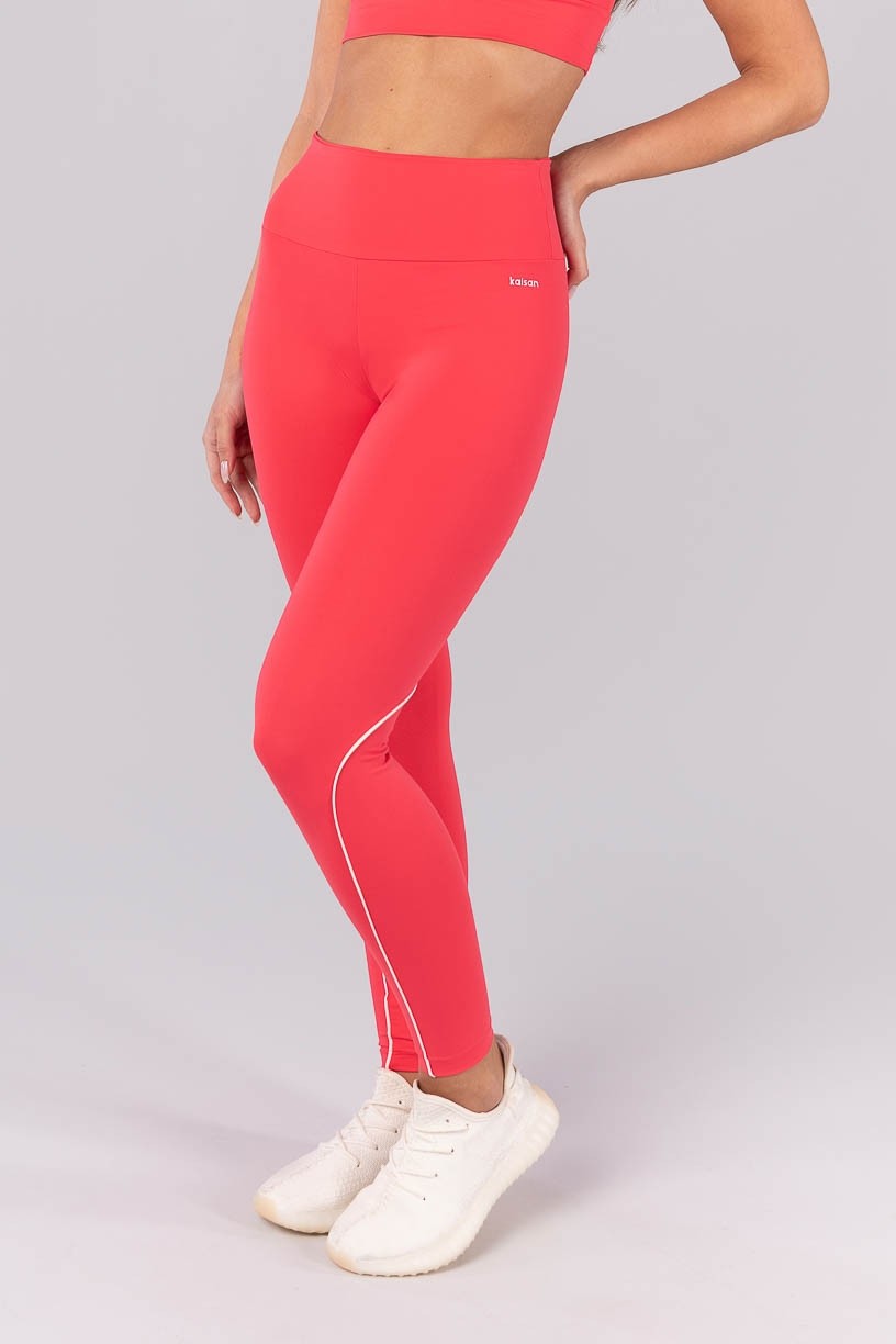 K4279-C_Calca_Legging_com_Vivo_Contrastante_Rosa_Pink__Off-White__Ref:_K4279-C