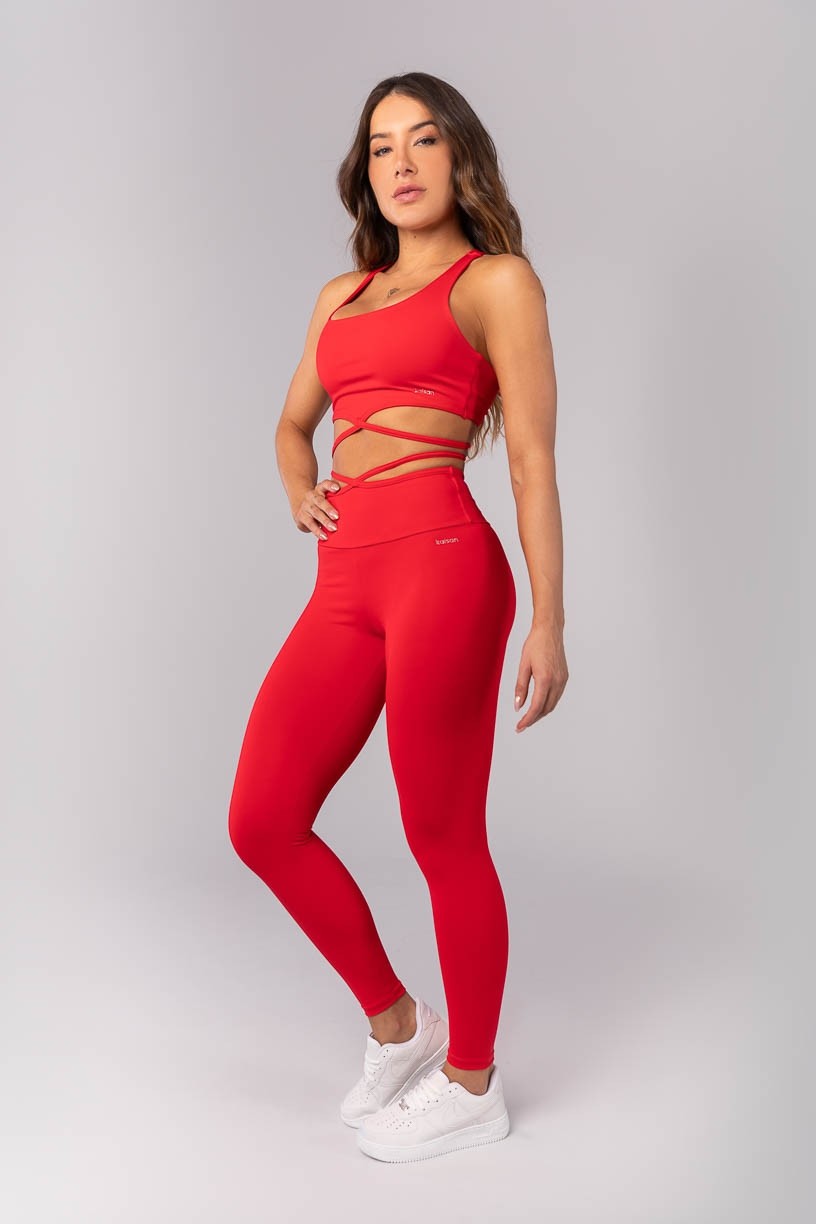 K4052-D_Calca_Legging_com_Tira_na_Cintura_Vermelho__Ref:_K4052-D