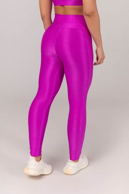 Calça Legging com Bolsos Laterais (Roxo) | Ref: K4306-B