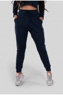 Calça Jogger Lisa de Moletom (Preto), Ref: K2897-A