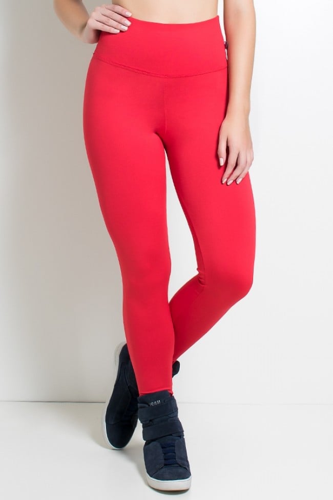 Legging Fitness Lisas Não Fica Transparente Academia Lisa