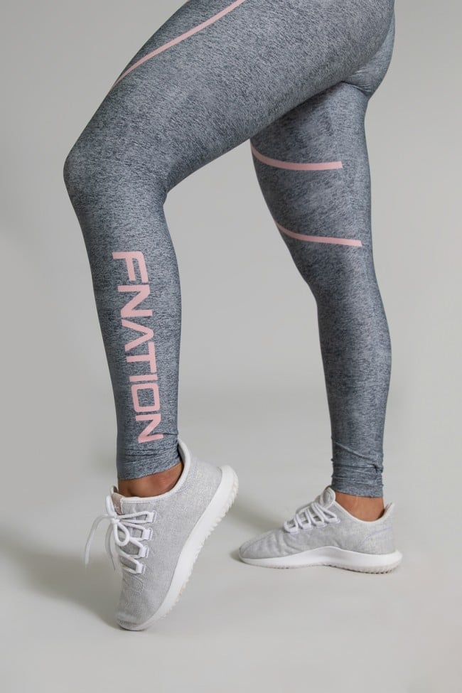 Calça Legging Fitness Estampa Digital Pink Fusion