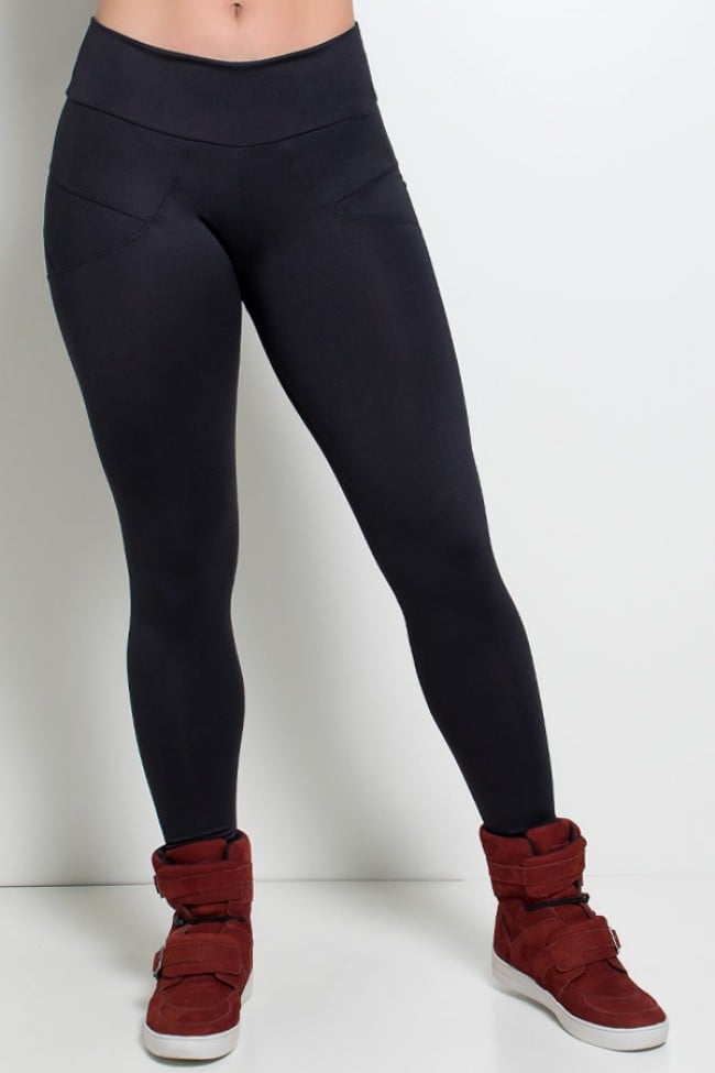 Calça Academia Fitness Legging Levanta Bumbum Sem Costura (Rosa) - Halifax  Fit